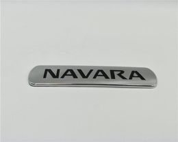 For Nissan Navara Rear Back Logo Plate Emblems Frontier Pickup D21 D22 D23 D40 Side Door Chrome Nameplate3251469