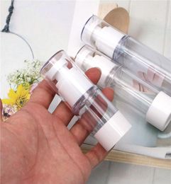 15ml 30ml 50ml 80ml 100ml 120ml Airless Pump Bottle Vacuum Press Lotion Spray Pump Containers Resuable Portable Travel Bottles4825178