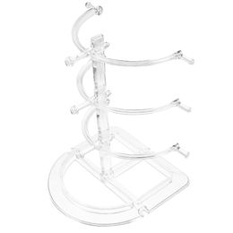 Three Layer Glasses Frame Sunglasses Rack Holder Stand Riser Eye Display Desk Clear Eyeglasses The