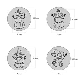 Metal Stamp for Jewellery Making Supplies Pumpkin Man Metal Design Stamp for Metal, Jewellery (10.5mm)