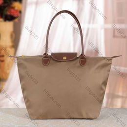 2024 Evening Bags High Quality Classic Portable Foldable Dumpling Handbag Woman Travel Lightweight Shopper Bag Waterproof Nylon Shoulder Sac Big Casual Tote