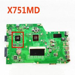 Motherboard X751MD Mainboard For ASUS K751M K751MA X751MJ R752MA X751M X751MA Laptop Motherboard 0GBRAM CPU N2940