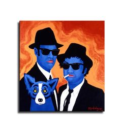 George Rodrigue Blue dog 22HD Canvas Print Home Decor Art Painting UnframedFramed5827133
