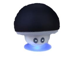 Mushroom Mini Wireless Bluetooth Speaker Hands Sucker Cup o Receiver Music Stereo Subwoofer USB For Android IOS PC9122124