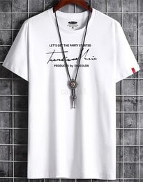 designer t mens shirts clothes Summer Simple Streetwear Fashion Men Cotton Sports Tshirt Casual Tee Tshirt white black plus size 6338731