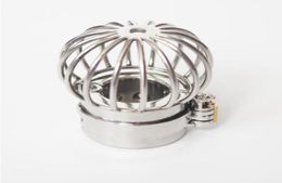 Scrotum separation fixture Stainless Steel Chastity Device Scrotum Restraint 495g Weights Device Spike Ball Stretcher Locking Cock3654151