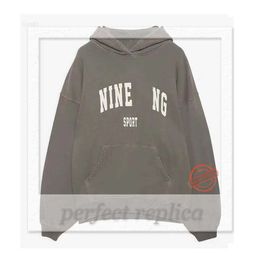 bing Men's Hoodies Sweatshirts Hot Sale Women Designer Fashion Cotton Hooded New AB Classic Letter Print Wash Water 540