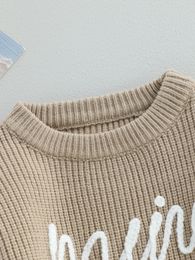 RUIBBWAN Baby Girls Boys Knit Sweater Long Sleeve Crewneck Pullover Sweatshirt Warm Knitwear Top for Spring Fall Winter - Cute