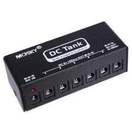 Mosky DC-Tank Mini Pedal Power Supply Guitar Effects Pedal 6 Isolated Output Power Short Circuit /Over Current Protection
