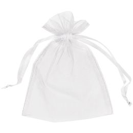 200Pcs White Organza Bags Gift Pouch Wedding Favour Bag 13cm X18 cm 5x7 inch 11 Colours Ivory gold blue2193394