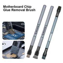 MECHANIC Motherboard Chip Glue Removal Brush Non-slip Degumming Brush for Mobile Phone IC Pad Cleaning Brush Tool