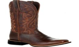 boots Cowboy Black Brown Faux Leather Winter Retro Men Women Laarzen Born Western Unisex Big Shoe 48Shoes5332412