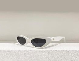 Designer Cateye Sunglasses for Women White Grey Lens Sun Glasses UV400 Prodection Eyewear9631279
