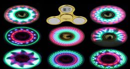 Gloves Cool coolest led light changing spinners toy kids toys auto change pattern 18 styles with rainbow up hand spinner2804757