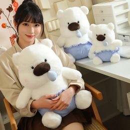 2024 Soft Nosy Bear Plush Doll Couple Bear Claw Machine Doll New Cross border Bear Toy Children's Day Gift