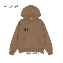 Fashion Ess Designer Hoody Hoodie Men's Hoodies Sweatshirts Hoodie Men Ential Knitted Sweater Zipper Letter Long Sleeve Sweatshirt Loose Fog Mens Hoode Ou06 453