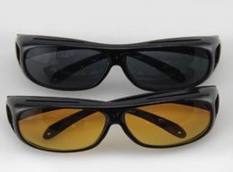 Sunglasses Men Yellow Lens Over Wrap Around Glasses Dark Driving UV400 Protective Goggles Anti Glare444687919