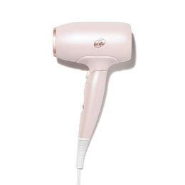 T3 Afar Lightweight Travel Hair Dryer with Dual Voltage, Foldable Handle, Storage Bag - Quick Drying, Ergonomic Design, Rough & Smooth Multiple Heat Settings