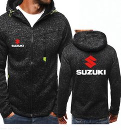 New Autumn and Winter spring Brand Suzuki Sweatshirt Men039s Hoodies coats Men Sportswear Clothing Hoody jackets7254218