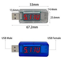 Digital USB Mobile Power charging current voltage Tester Metre Mini USB charger doctor voltmeter ammeter LED display