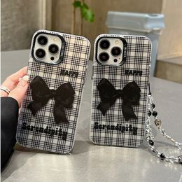 Cell Phone Cases Candy Bear Mirror Case for iphone 12 13 14 Pro 13 Mini 11 14Promax SE2020 6 7 8 14 Plus Back Cover J240412