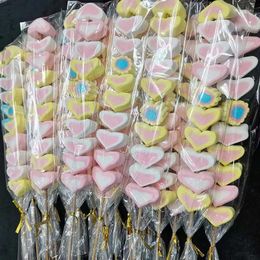 Gift Wrap 50/100pcs Long Transparent Cellophane Bags Self Sealing Treat Cookie Bag Birthday Christmas S