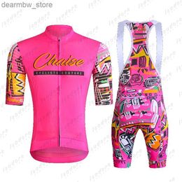 Cycling Jersey Sets New Chaise Summer Mens Jersey Set Clothing Bike Clothes Cycling Clothing Breathab Short Seve Suit 9D GEL Maillot Ciclismo L48