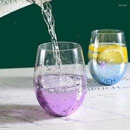 Wine Glasses Glass Water Cup Starry Sky Modern 500ML INS Bottle Household Belly Cow Milk Coffee Smoothie Drink Beer Mug