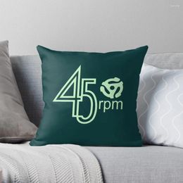 Pillow 45rpm Record Insert Northern Soul Throw Couch Pillows Embroidered Cover