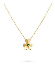 frivole pendant necklace 3 leaf clover necklace Multiple specifications Multiple styles gold rose gold silver crystal diamond neck1452297