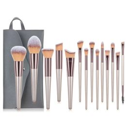 Shadow 14PCs Makeup Brushes Set Concealer Eyeshadow Foundation Blush Lip Eyebrow Brushes Set For Face Women Beauty Cosmetic Tools Kit