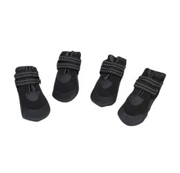 Dog Apparel Waterproof Pet Luminous Shoes Thick Warm For Small Dogs Antislip Rain Snow Boots Puppy Socks PU Booties Product Winte8910086