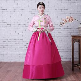 Ethnic Clothing Style Women's Hanbok Traditional Ancient Costume Korean Adult Female Court Dress Dance Performance