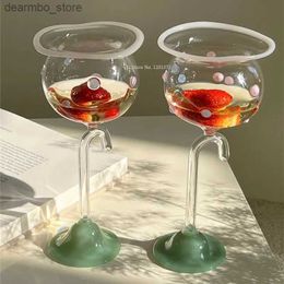 Wine Glasses Creative Lollipop Red Wine Cup Juice Champane Cup Umbrella Hih Foot lass Cup Household Cocktail lass Whisky L49