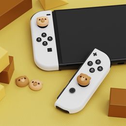 PlayVital Cute Joystick Caps for Nintendo Switch & Switch Lite & Switch OLED, Custom Lovely Thumb Grips for Switch OLED Joycon