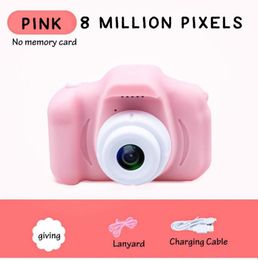 2019 Hot Xmas for Kids Camera Mini Digital Camera Cute Cartoon Cam 13MP 8MP SLR Camera Toys for Birthday Gift 2 Inch Screen1048517