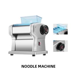 Grinders Stainless Steel Electric Italian Noodle Making Machine Slicer Dumpling Press Noodle Machine Italian Noodle Drum Hanger Dough Cut