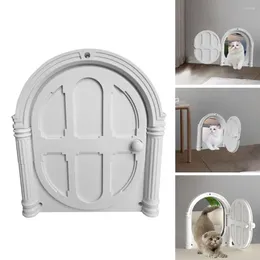 Cat Carriers Useful Dog Door Exquisite Workmanship Kitten Easy To Install Arched Doorway Shape Pet Gate Frame Come In