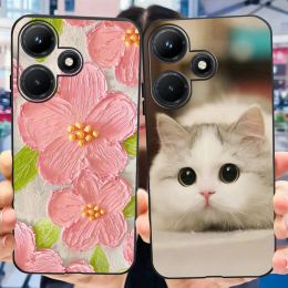 Cute Phone Case For Infinix Hot 30i Hot30 30 Play NFC 2023 Soft Silicone TPU Back Cover For Infinix Hot30i Hot 30 30Play