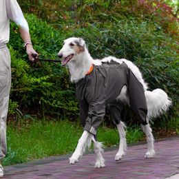 Dog Apparel Raincoats Adjustable Vest All-inclusive Large Four-legged Pet Supplies.