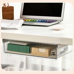 Under Desk Drawer Organisers Self Adhesive Desktop Slide Out Desk Drawer Workspaces Organisers for Home