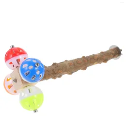 Other Bird Supplies Parrot Standing Pole Stands For Parrots Toys Molar Stick Wooden Tree Parakeet Cage Accessories