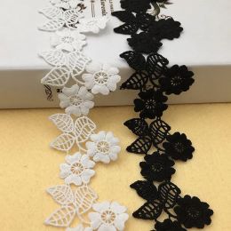 Nice water-soluble embroidery flower lace barcode DIY women's bra and underwear edging girls' clothing skirt accessories supply