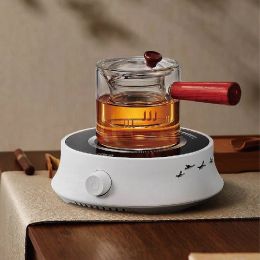 Pots 220V Electric Pottery Stove Tea Stove Mini Home Waterproof Silent WaterBoiling Electric Stove Tea Maker Iron Glass Pot 800W