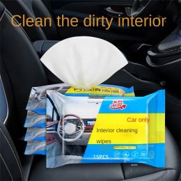 Car Interior Cleaning Wipes Multi-functional For Dashboard Seat Leather Console Carpet Disposable Clean Car Washing Towel Tool