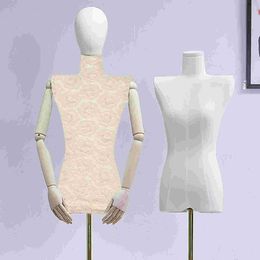 Clothing Cover Body Mannequin Clothes Manequins Displays Women Torso Lace Female