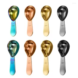 Coffee Scoops Stainless Steel (15ML 30ML) Short Handle Powder Spoon Drop