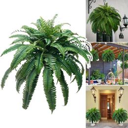 Decorative Flowers Realistic Artificial Plant Eco-friendly Fern Uv Resistant For Home Garden Decor Wedding