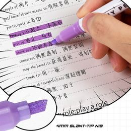5PCS Plastic Glitter Highlighters Durable High Gloss Colourful Shiny Draw Doodle Pens Marking Pen School Office Supplies