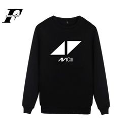 DJ Avicii Streetwear Hoodies ONeck Men Pint Capless Sweatshirt 2017 Men Women Hoodies Women Men Clothes Plus Size302q8567867